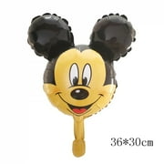 10pcs 36*30cm Cute Mini Mickey Minnie Head Foil Balloons Baby Shower Children Happy Birthday Party Decoration Globos Kids Toys